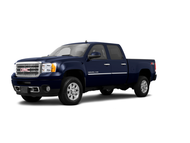 2011 GMC Sierra 2500 HD Denali, front three-quarter view, paint 1 of 8