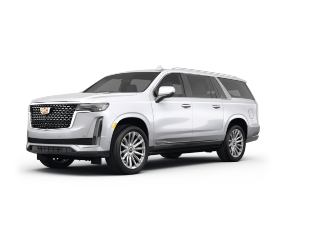 2023 Cadillac Escalade ESV Premium Luxury, front three-quarter view, paint 1 of 8