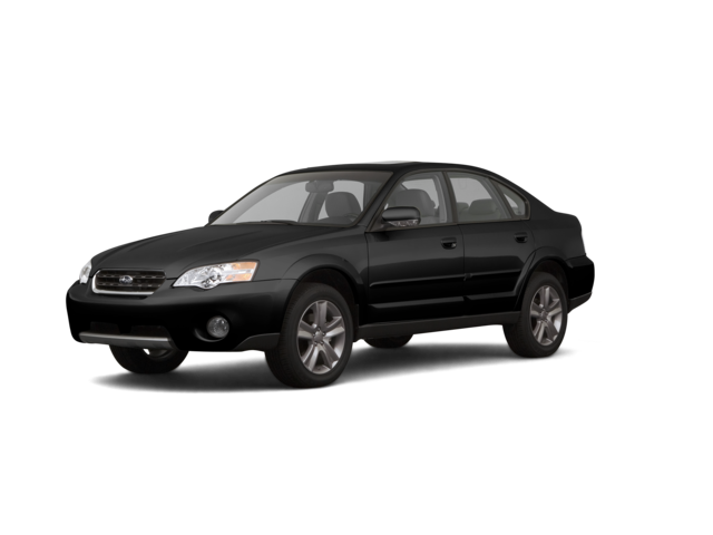 2005 Subaru Outback 3.0 R, front three-quarter view, paint 1 of 8
