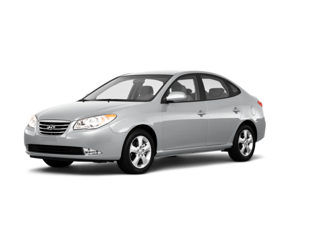 2010 Hyundai Elantra SE, front three-quarter view, paint 1 of 8