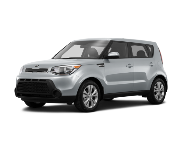 2015 Kia Soul +, front three-quarter view, paint 1 of 8