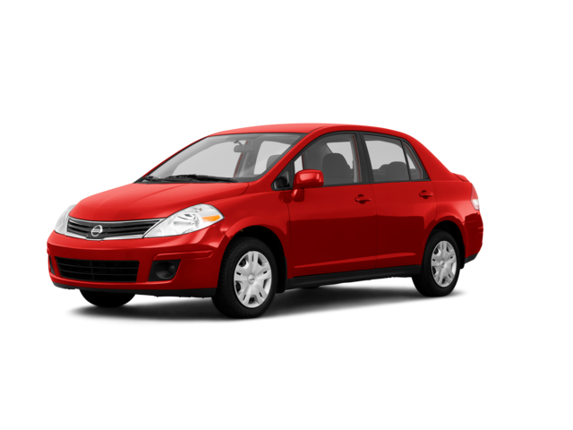 2011 Nissan Versa 1.6 Base, front three-quarter view, paint 1 of 8