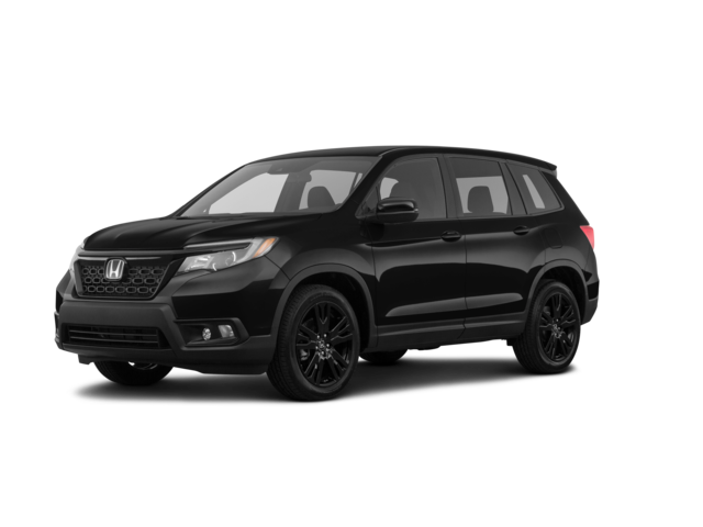 2020 Honda Passport Sport, front three-quarter view, paint 1 of 8