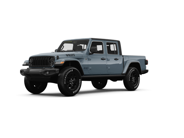2026 Jeep Gladiator Willys 41, front three-quarter view, paint 1 of 8