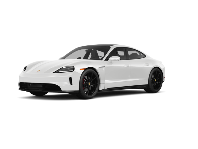 2026 Porsche Taycan GTS, front three-quarter view, paint 1 of 8