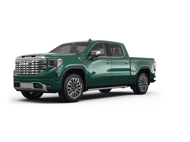 2023 GMC Sierra 1500 Denali Ultimate, front three-quarter view, paint 1 of 8