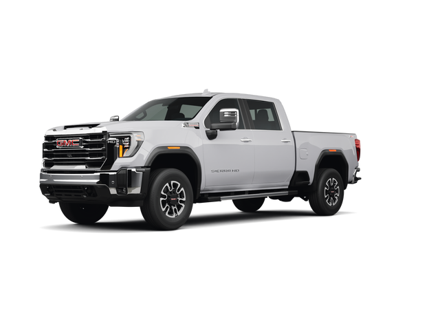 2025 GMC Sierra 2500 HD SLT, front three-quarter view, paint 1 of 8