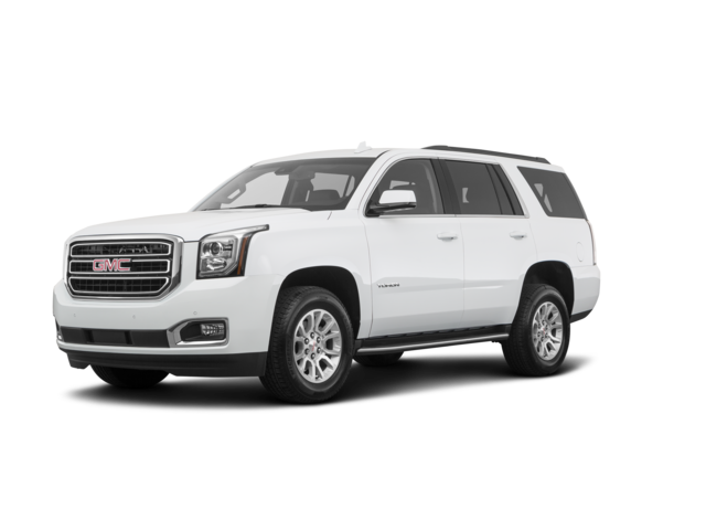 2020 GMC Yukon SLE, front three-quarter view