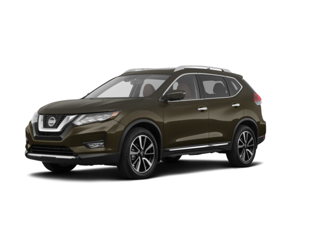 2018 Nissan Rogue SL, front three-quarter view, paint 1 of 8