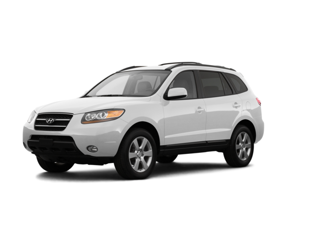 2007 Hyundai Santa Fe Limited, front three-quarter view, paint 1 of 8