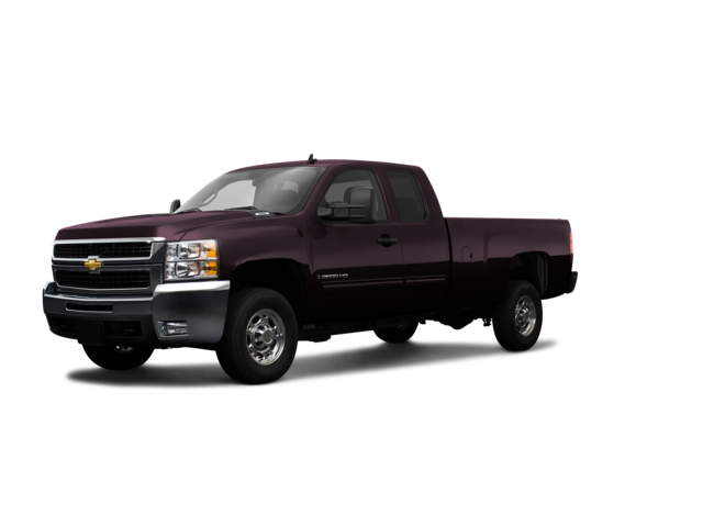 2009 Chevrolet Silverado 2500 HD LTZ, front three-quarter view, paint 1 of 8