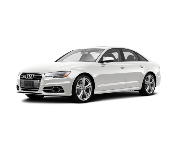 2015 Audi S6 quattro, front three-quarter view, paint 1 of 8