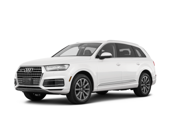 2019 Audi Q7 2.0 TFSI Premium quattro, front three-quarter view, paint 1 of 8