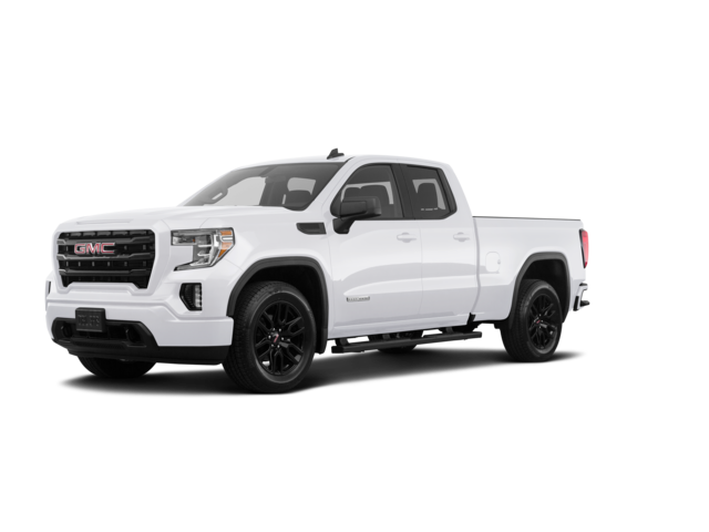 2021 GMC Sierra 1500 Elevation, front three-quarter view, paint 1 of 8