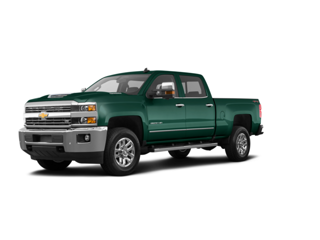2018 Chevrolet Silverado 2500 HD LTZ, front three-quarter view, paint 1 of 8