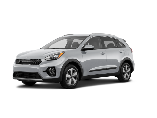 2022 Kia Niro LX, front three-quarter view, paint 1 of 5