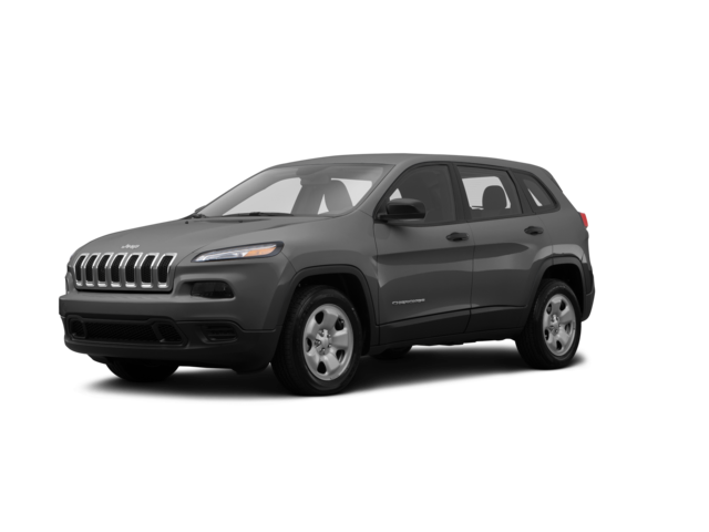 2014 Jeep Cherokee Sport, front three-quarter view, paint 1 of 8