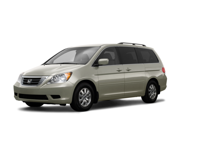 2009 Honda Odyssey EX, front three-quarter view, paint 1 of 8