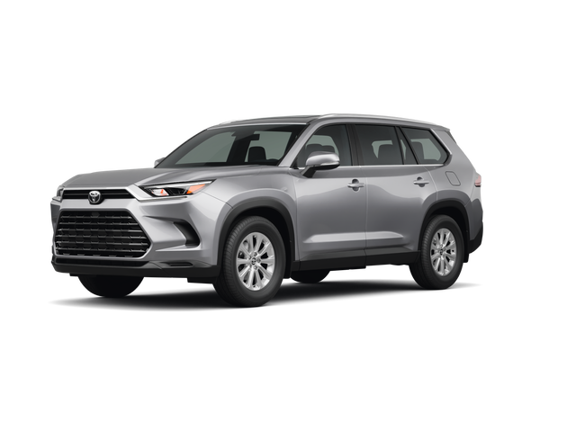 2025 Toyota Grand Highlander XLE, front three-quarter view, paint 1 of 7