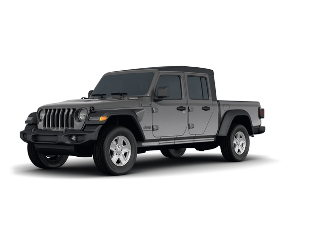 2021 Jeep Gladiator Sport S, front three-quarter view, paint 1 of 8