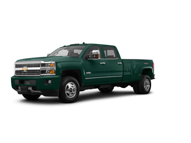 2016 Chevrolet Silverado 3500 HD LTZ, front three-quarter view, paint 1 of 8