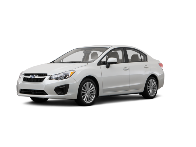 2014 Subaru Impreza 2.0i PZEV, front three-quarter view, paint 1 of 8