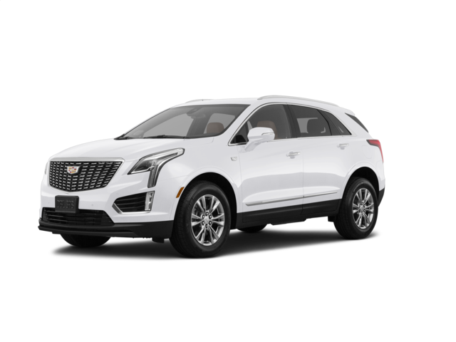 2023 Cadillac XT5 Luxury, front three-quarter view, paint 1 of 8