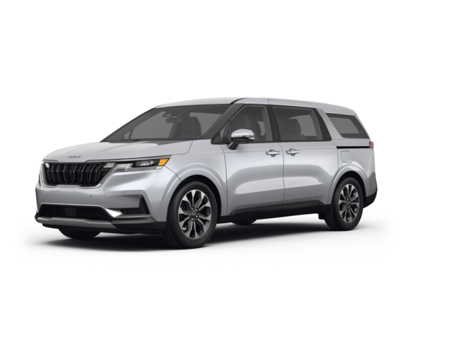 2023 Kia Carnival EX, front three-quarter view, paint 1 of 8