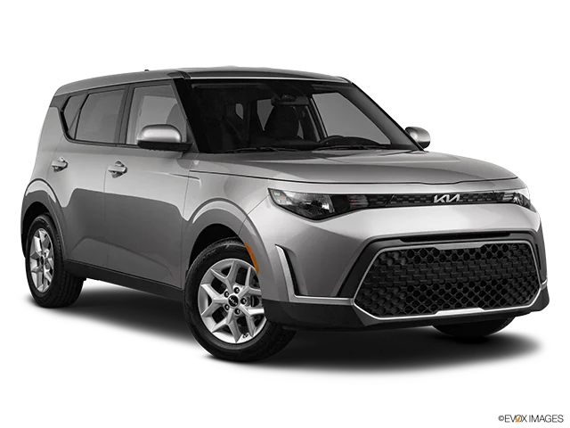 2025 Kia Soul | Front passenger 3/4 w/ wheels turned