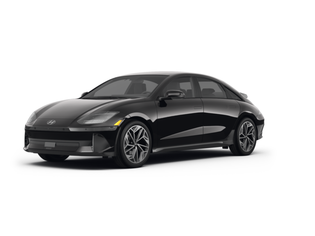 2023 Hyundai Ioniq 6 SEL, front three-quarter view, paint 1 of 7