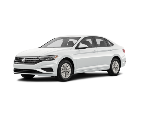 2019 Volkswagen Jetta 1.4T S, front three-quarter view, paint 1 of 6