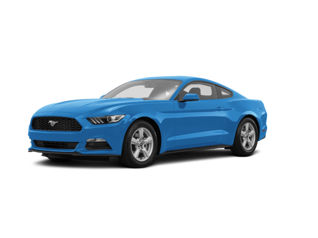 2017 Ford Mustang V6, front three-quarter view, paint 1 of 8