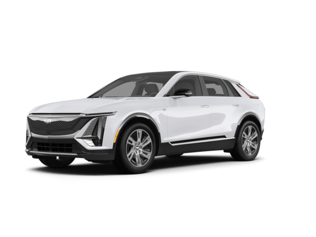2024 Cadillac LYRIQ Tech, front three-quarter view, paint 1 of 8