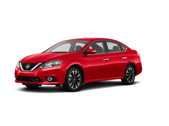 2018 Nissan Sentra SR, front three-quarter view, paint 1 of 8