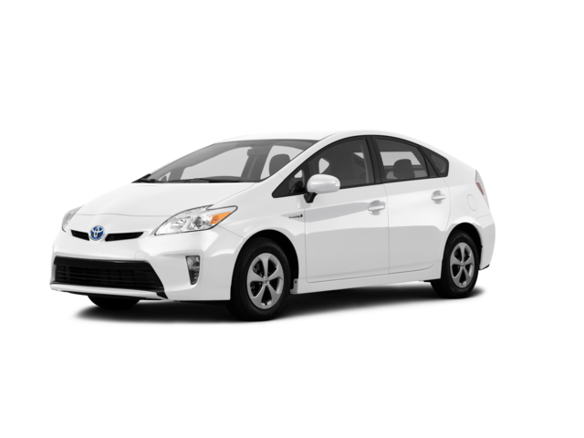 2014 Toyota Prius Three, front three-quarter view, paint 1 of 8