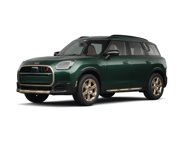 2025 MINI Countryman JCW ALL4 Iconic, front three-quarter view, paint 1 of 8