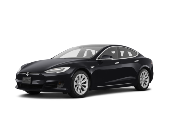 2018 Tesla Model S 75D, front three-quarter view, paint 1 of 7