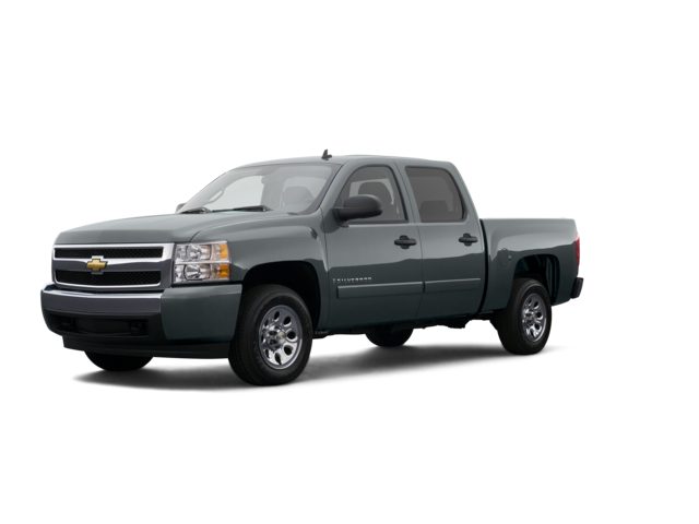 2007 Chevrolet Silverado 1500 Work Truck, front three-quarter view, paint 1 of 8
