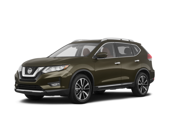 2019 Nissan Rogue SL, front three-quarter view, paint 1 of 8