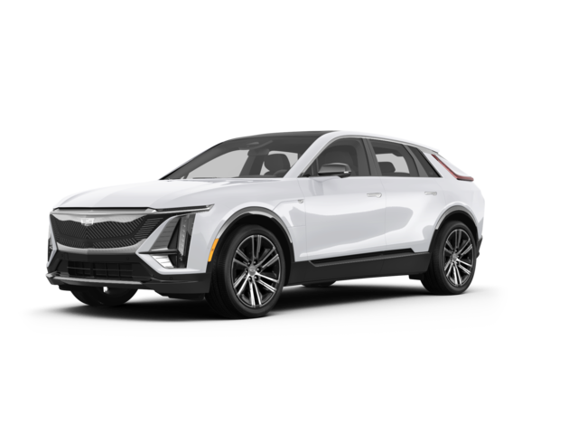 2024 Cadillac LYRIQ Sport 3, front three-quarter view, paint 1 of 8