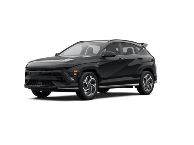 2024 Hyundai Kona N Line, front three-quarter view, paint 1 of 8