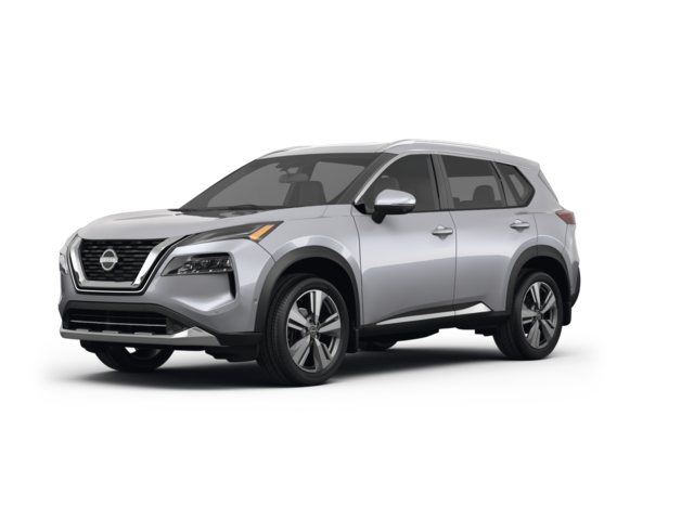2023 Nissan Rogue SL, front three-quarter view, paint 1 of 8