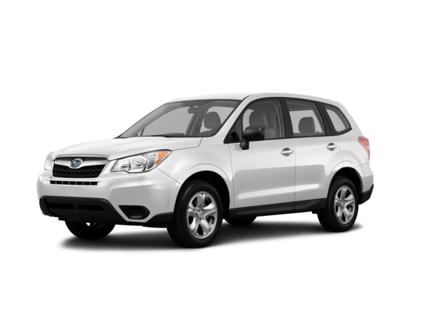 2014 Subaru Forester 2.5i PZEV, front three-quarter view, paint 1 of 8