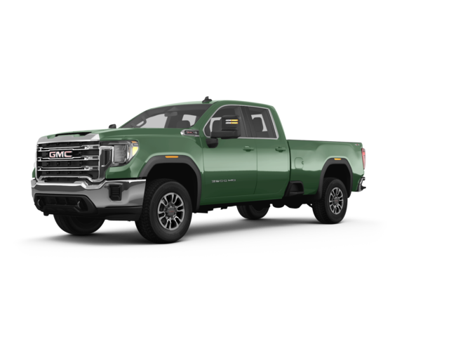 2023 GMC Sierra 3500 HD SLE, front three-quarter view, paint 1 of 8