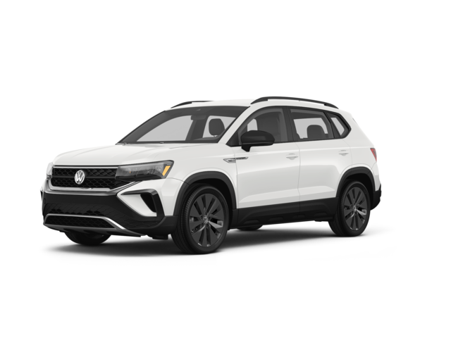 2022 Volkswagen Taos S, front three-quarter view, paint 1 of 5