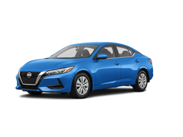 2021 Nissan Sentra S, front three-quarter view, paint 1 of 8