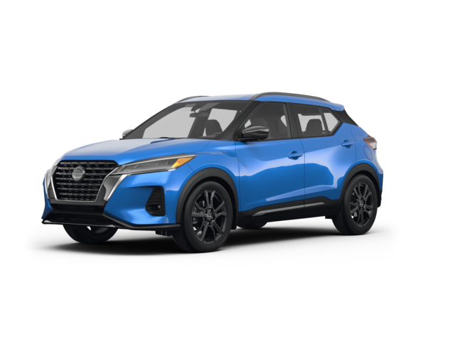 2024 Nissan Kicks SR, front three-quarter view, paint 1 of 8