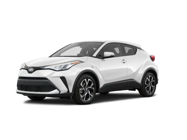 2022 Toyota C-HR XLE, front three-quarter view, paint 1 of 8