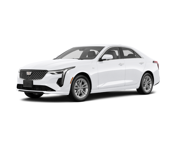 2025 Cadillac CT4 Luxury, front three-quarter view, paint 1 of 8