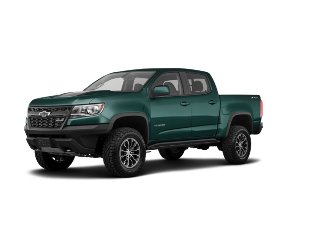2019 Chevrolet Colorado ZR2, front three-quarter view, paint 1 of 8